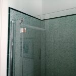 doccia vetro in cristallo trasparente