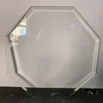 dettaglio tavolo cristallo bisellato