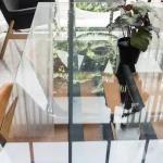 tavolo cristallo milano