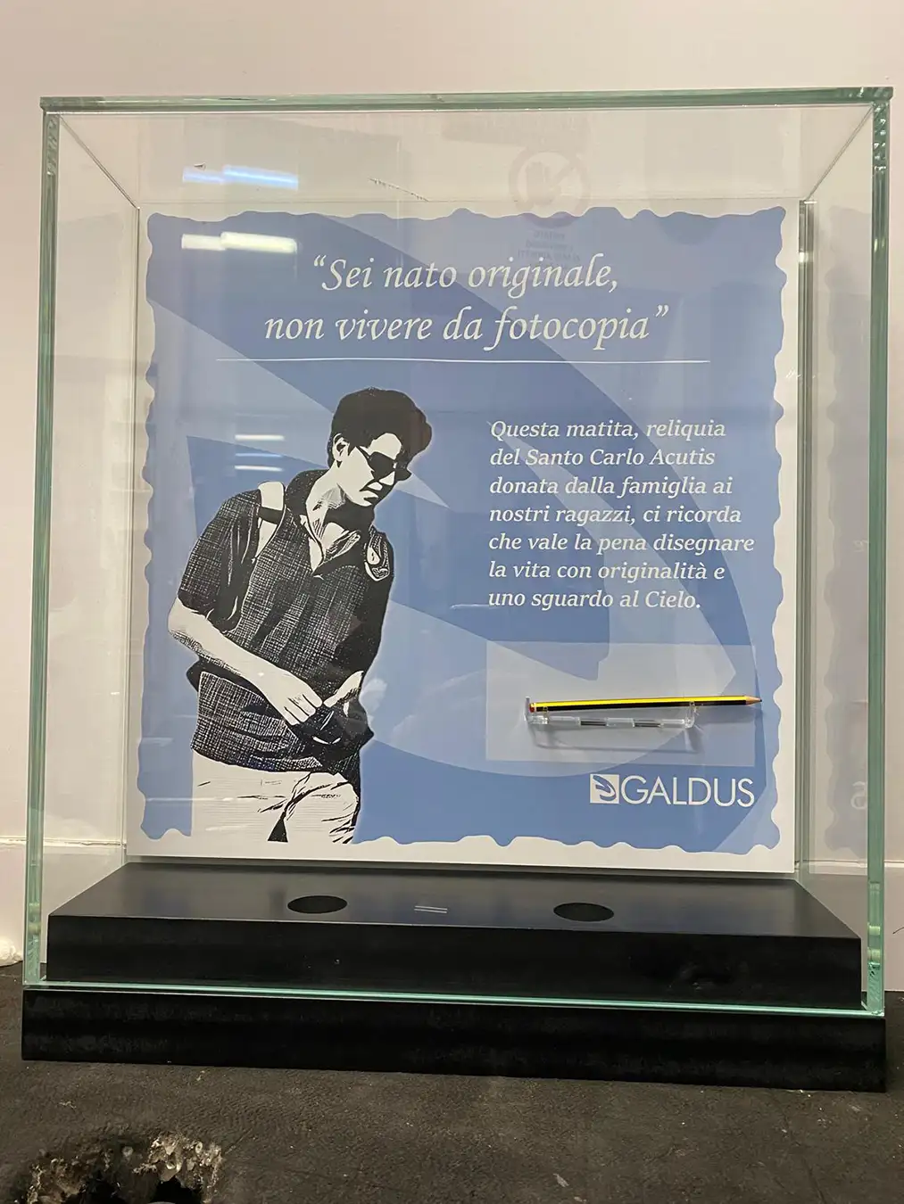 vetrinetta reliquia vetro