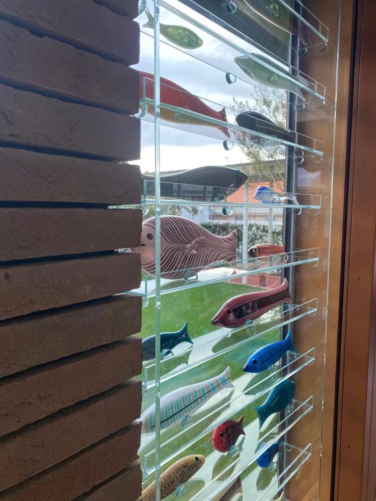 mensola in vetro extrachiaro