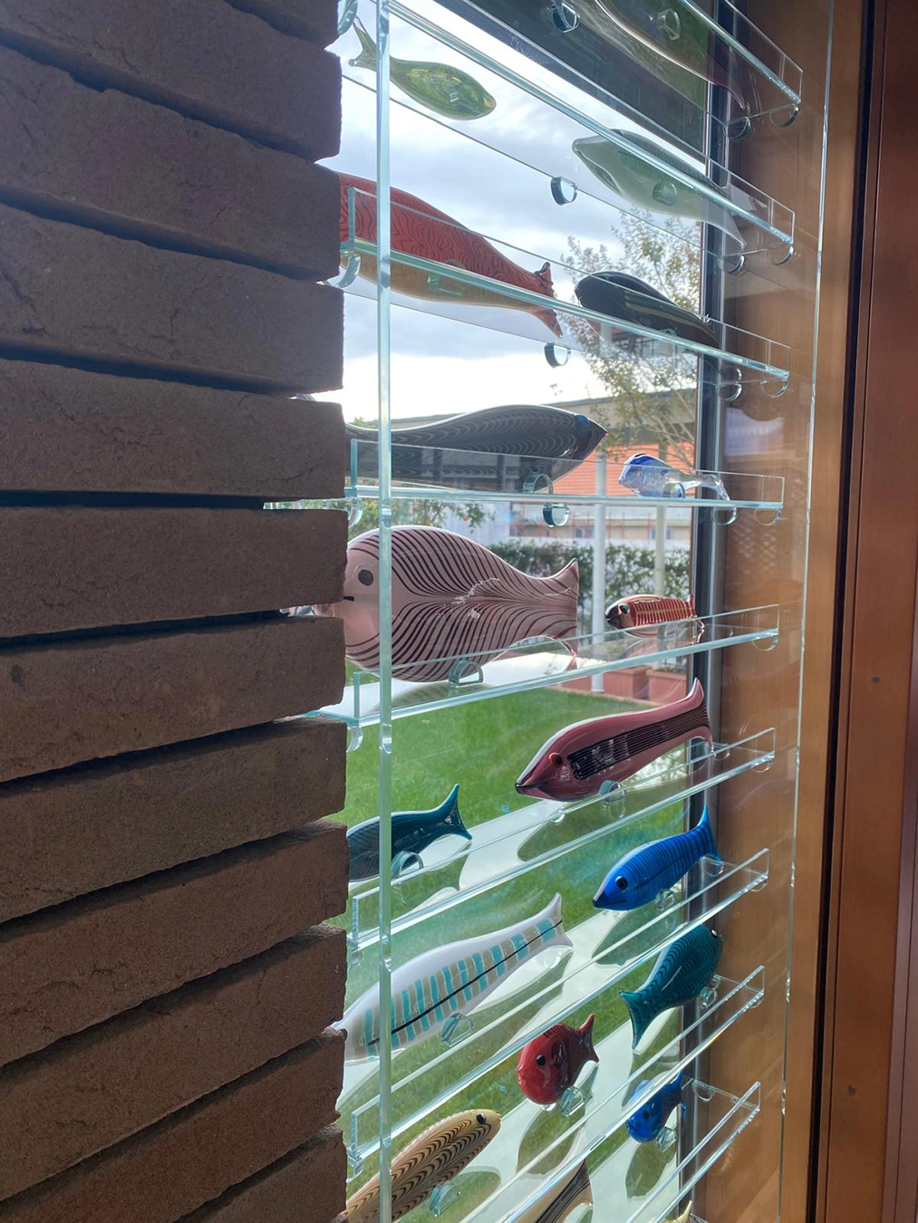 mensola in vetro extrachiaro